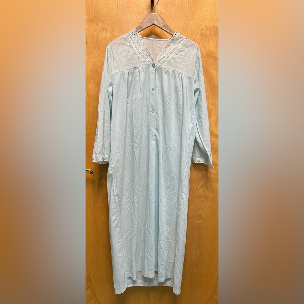 Vintage Heiress — Cotton Blend Long Nightgown